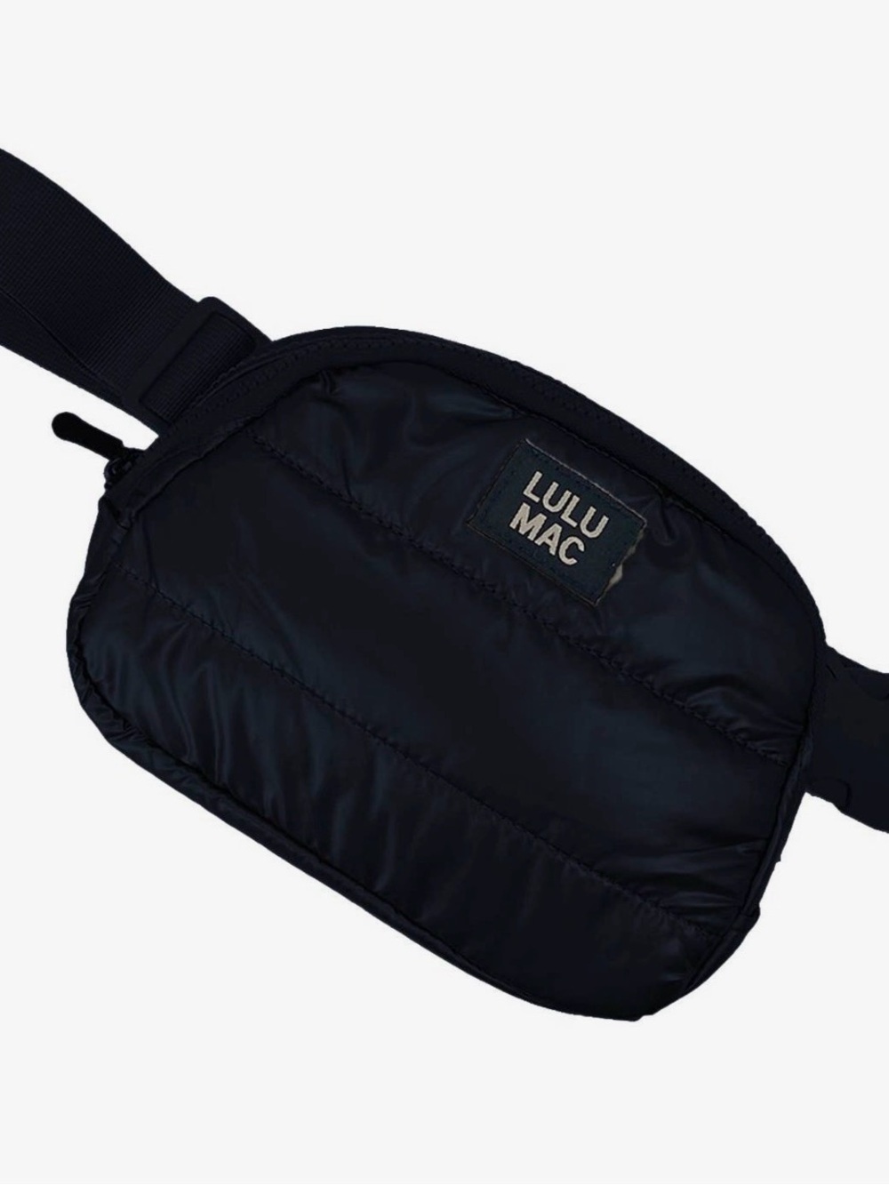 LuLu Mac women’s puffer metallic belt bag
